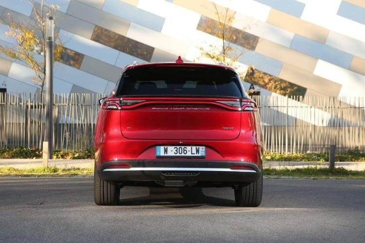BYD Tang EV rear exterior and taillights